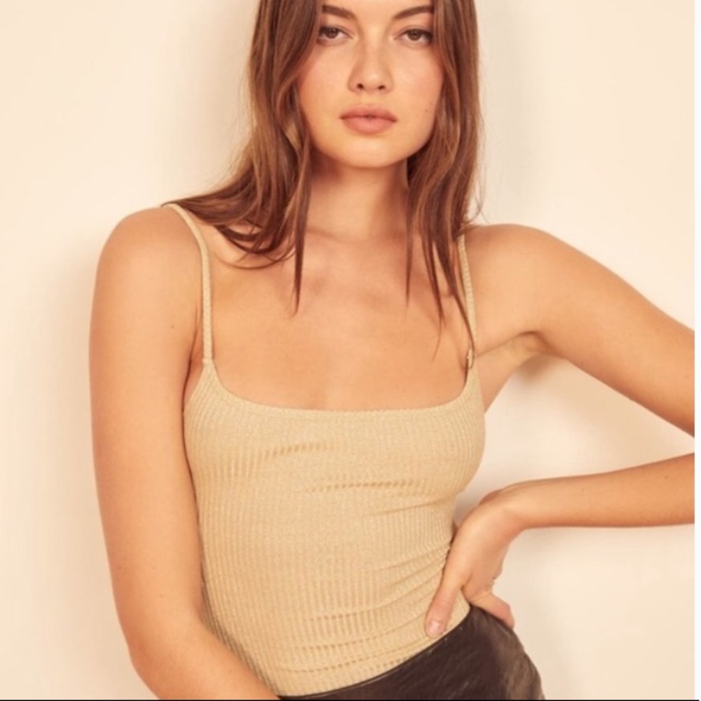 Reformation starry top gold